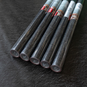 dc fix Black Slate Self Adhesive Vinyl Wrap for Worktops and Furniture - Black / 67.5cm x 2m (pack of 5) by d-c-fix