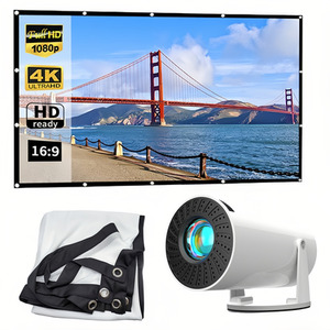 Android 11 F100 Mini Smart Projector with Auto Horizontal - White