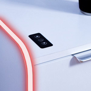 X Rocker Electra Bedside Table with Wireless Charging and Neo Motion - WHITE by X Rocker