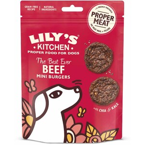 Lily's Kitchen Beef and Chia Burgers by Lilys Kitchen