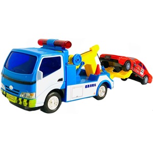 Big Daddy Construction Fully Functional Tractor Lorry Toy Trucks Cars - Multi / Police Wrecker and Car Combo by Big Daddy