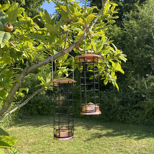 Copper Style Hanging Bird Suet Fat Ball Feeder - Copper / 2 by Selections