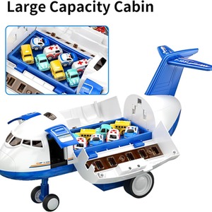 Aeroplane Toys Race Track Playset Cars Playmat For Kids - White by Temi