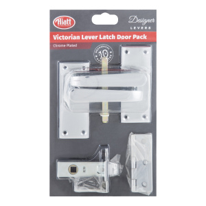 Victorian Lever Latch - Chrome by Hiatt