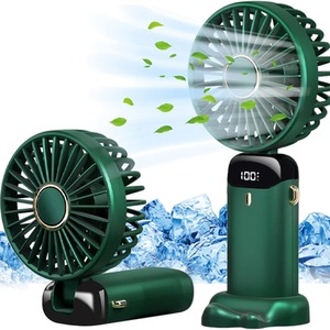 Rechargable Mini Handheld Fan - Green by Dyzi