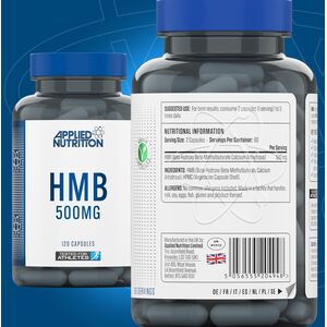 HMB 500mg Capsules - Blue by Applied Nutrition
