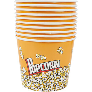 Pack of 10 Popcorn Bucket