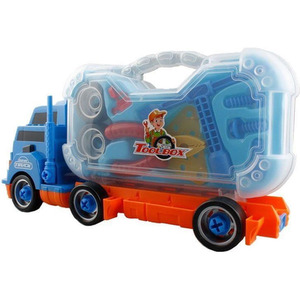 Truck with Suitcase and Tools Playset - Blue