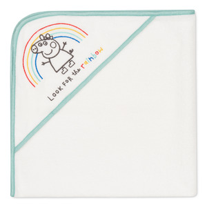 Peppa Pig Hooded Towel - Green/White by Peppa Pig