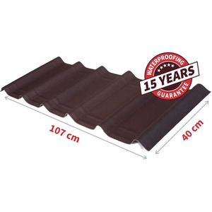 Onduvilla Roof Kit 6.5m2 - Shaded Brown by ONDUVILLA by Onduline