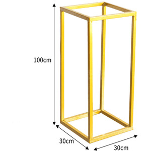 Rectangular Detachable Metal Wedding Flower Stand by lifeideas