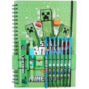 Minecraft Bumper Stationery Set - Green