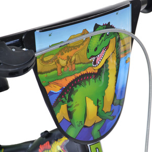 12-inch Dinosaur Bicycle - Black by Din Bikes