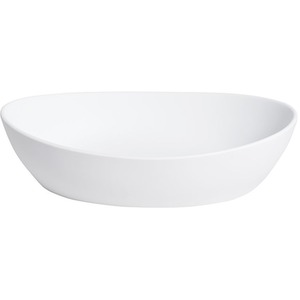 Leon Countertop Matt Stone Basin - White by Fino Stone