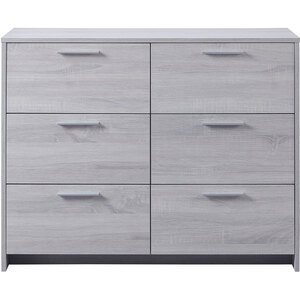 Hartley 6 Drawer Chest - Light Grey
