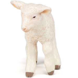 PAPO Farmyard Friends Merinos Lamb Toy Figure - White by PAPO