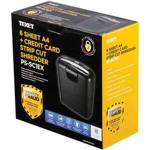 Texet Strip Cut Paper Shredder by Texet