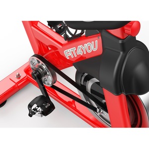 FIT4YOU Exercise Bike Fitness - Red and Black by FIT4YOU