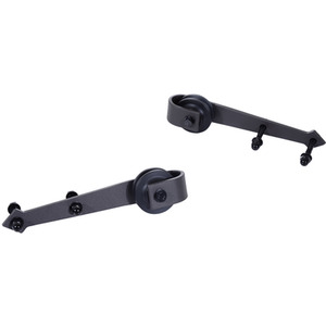 HOMCOM Sliding Barn Wood Door Kits - Brown by HOMCOM