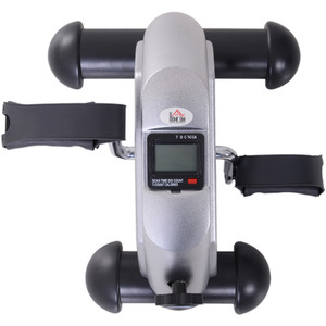 HOMCOM Mini Exercise Bike - Silver by HOMCOM