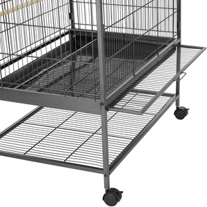 Bird Cage 131cm High - Anthracite by tectake