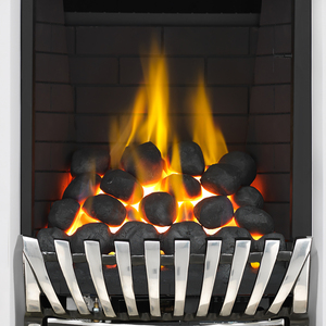 Focal Point Elegance Depth Manual Gas Fire - Chrome by Focal Point Fires