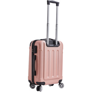 Suitcase Set of 3 Lockable Travel Cases - Rose Gold by Livingandhome