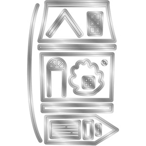 House Metal Die - Silver by Crafters Companion