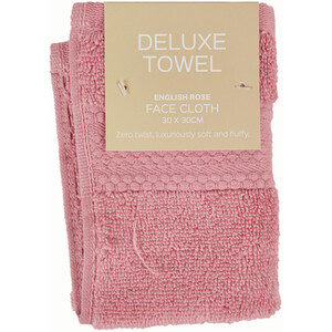 Deluxe Face Cloth - English Rose