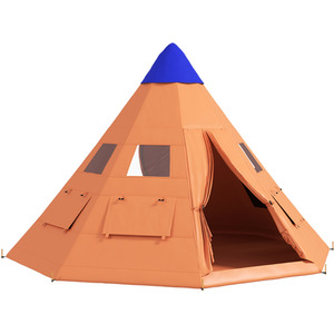 Outsunny 6 Men Tipi Tent by Outsunny