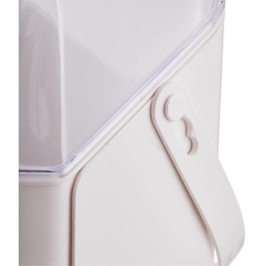 Dustproof Makeup Organiser with Drawers - White by komore