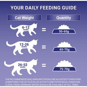 Purina One Dry Kitten Food - 750g by Purina One