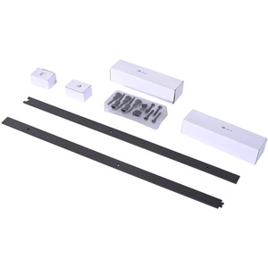 HOMCOM Sliding Barn Wood Door Kits - Brown by HOMCOM