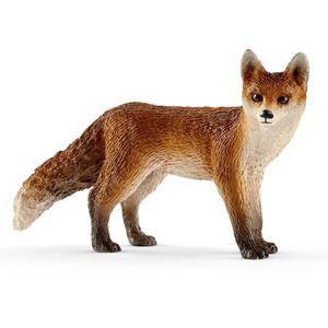 SCHLEICH Wild Life Fox Toy Figure - 14782 - Red/White by SCHLEICH