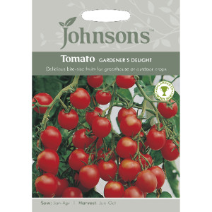 Pack of Gardener's Delight Tomato Seeds by Johnsons