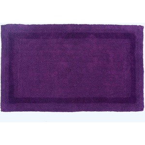 Luxury Reversible Extra Large Bath Mat - Grey by Homescapes