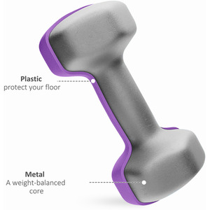 SPORTNOW Dumbbells Set with Carry Rack by SPORTNOW