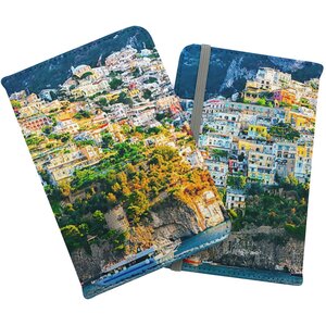 Positano, Amalfi Coast Passport Cover - Green by Warren Reed - Designer