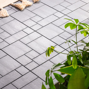 Nicoman Mosaic Light Grey Composite Deck Tiles