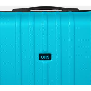 3 Piece Set Of Suitcase Travel Luggage - Sea Blue by OHS