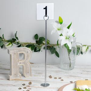Table Numbers with 46cm Holders - Silver by Argon Tableware