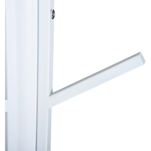 HOMCOM 180cm Free Standing Coat Rack - White by HOMCOM