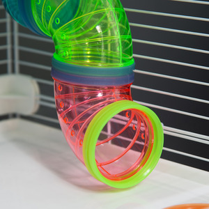 PawHut Large Pet House Cage with Tunnel Tube - Blue by PawHut