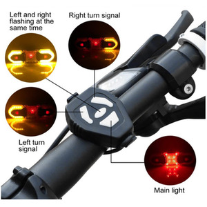 Bicycle Tail Light and Indicator - Black