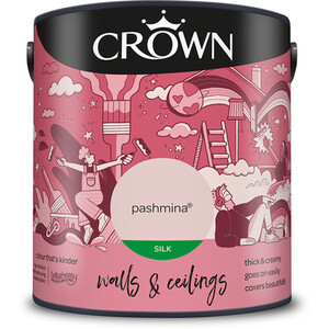 Crown Walls and Ceilings Silk Emulsion by Crown Paints