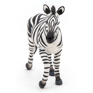 PAPO Wild Animal Kingdom Male Zebra Toy Figure - White by PAPO