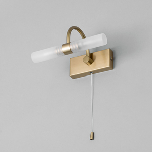 Crista Bathroom Wall Light - Satin Brass by Litecraft