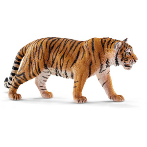 SCHLEICH Wild Life Siberian Tiger Toy Figure - 14729 - Orange/Black by SCHLEICH