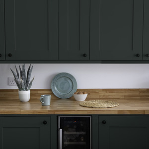 dc fix Matt Dark Green Self Adhesive Vinyl Wrap for Kitchen Doors and Furniture - Mallard Green / 67.5cm x 2m (pack of 3) by d-c-fix