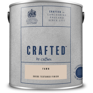 Crown Crafted Suede Textured Paint - Fawn by Crown Paints
